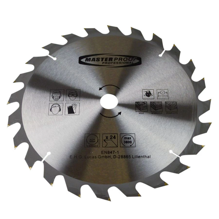 Kreissägeblatt 350x2,2mm 24Zähne Holz Spanplatte Sperrholz Hand Tisch Kreissäge