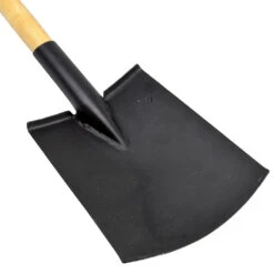 Gärtnerspaten Aus Pulverbeschichtetem Stahl Mit Holzstiel