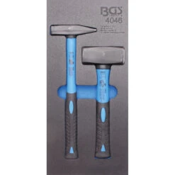 BGS Werkstattwageneinlage 1/3 Mit Fäustel- Und Schlosserhammer-Satz