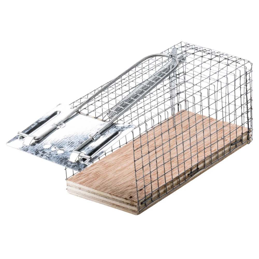 Lebendfalle Für Mäuse, Aus Draht Mit Federmechanismus