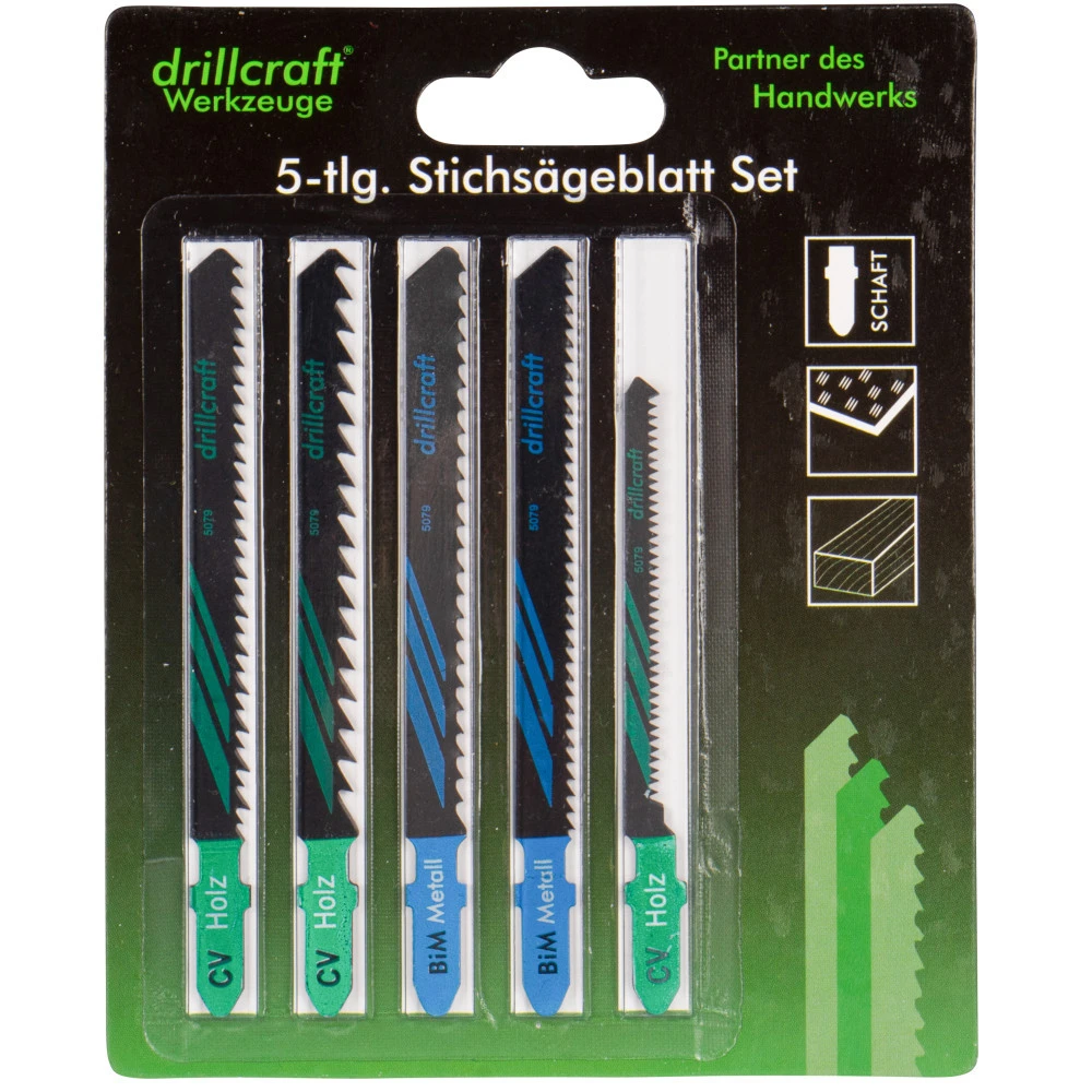 Stichsägeblätter T-Schaft Set 5-teilig - Image 2