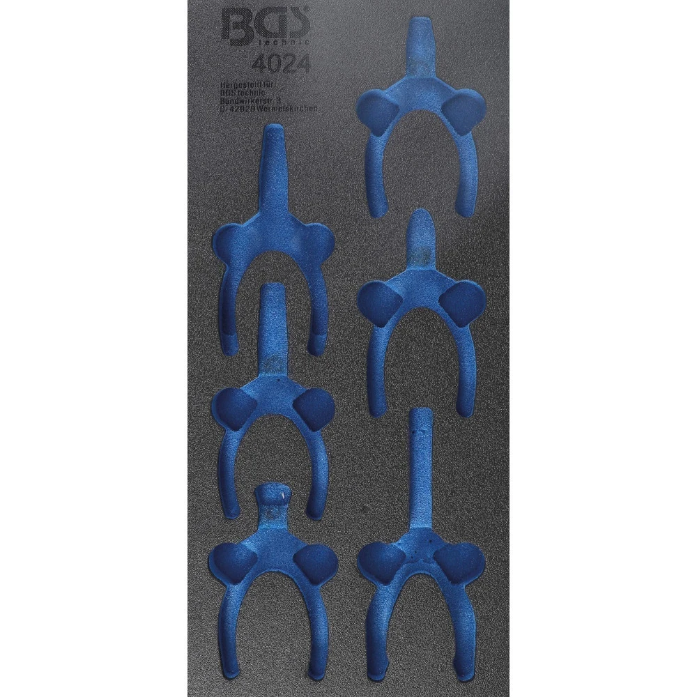 BGS Werkstattwageneinlage 1/3 Mit 6-teiligen Mit Präzisions-Minizangen-Satz - Image 2