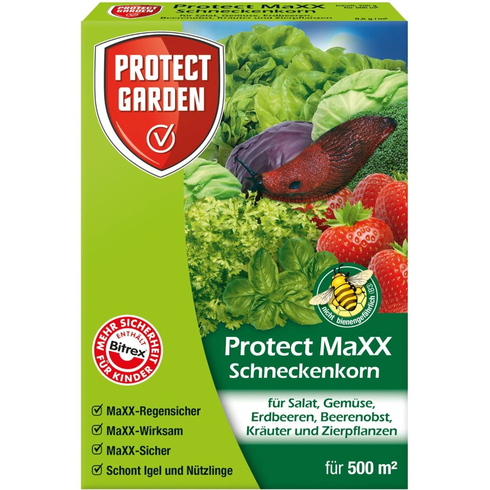 Schneckenkorn Protect MaXX 250 G, Für 500 M²