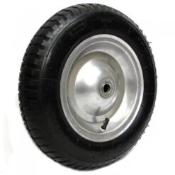 Schubkarrenrad 3.50-8 Ø388 Mm Luftbereift Auf Stahlfelge