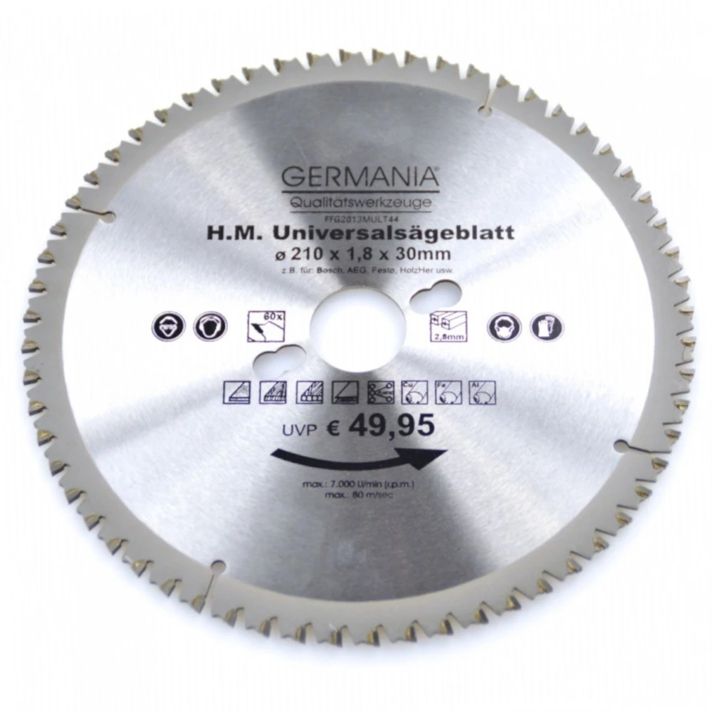 HM Multi Sägeblatt 210x30 Mm 60 Zähne Universal
