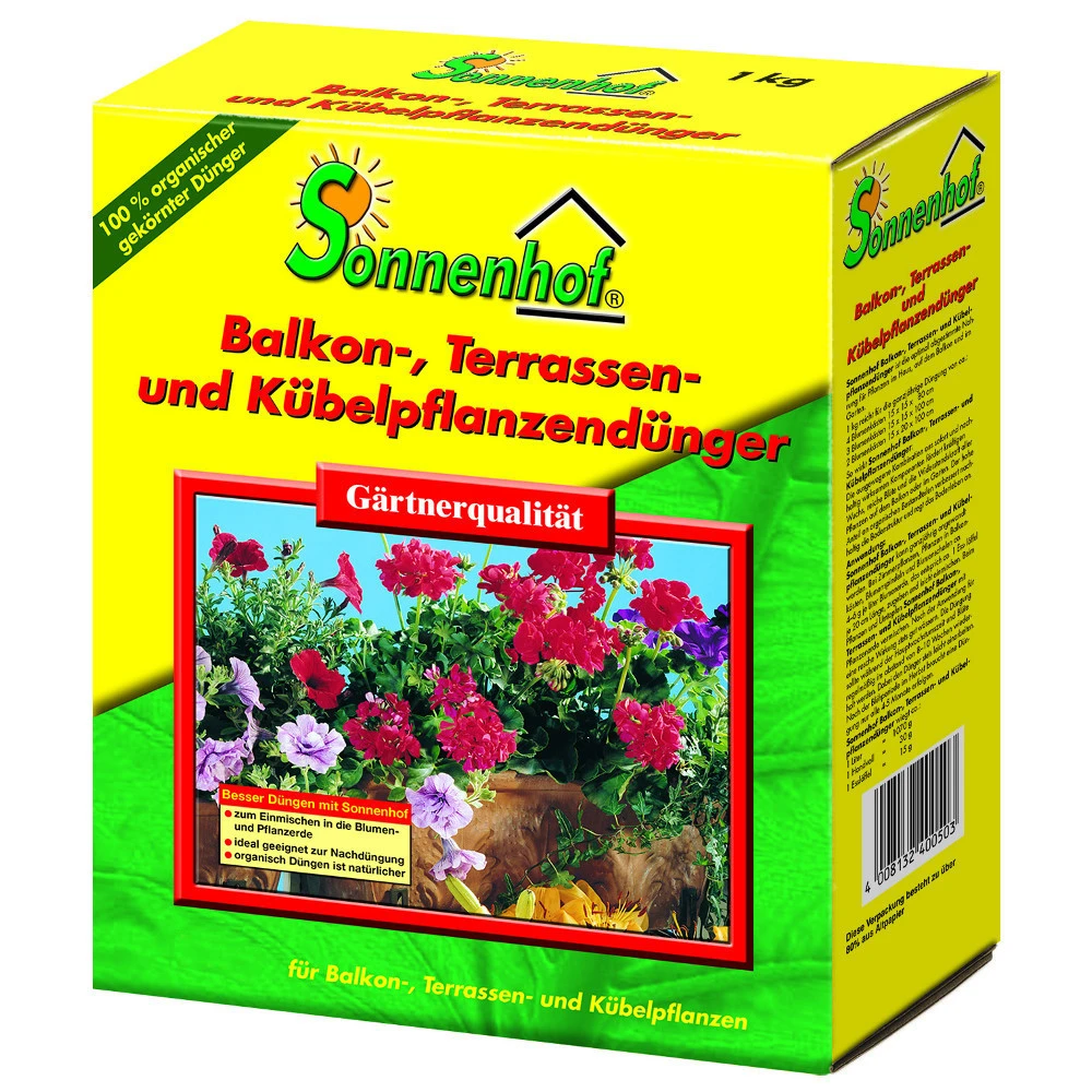 Pflanzendünger Für Balkon-, Terrassen- Und Kübelpflanzen 2,5 kg