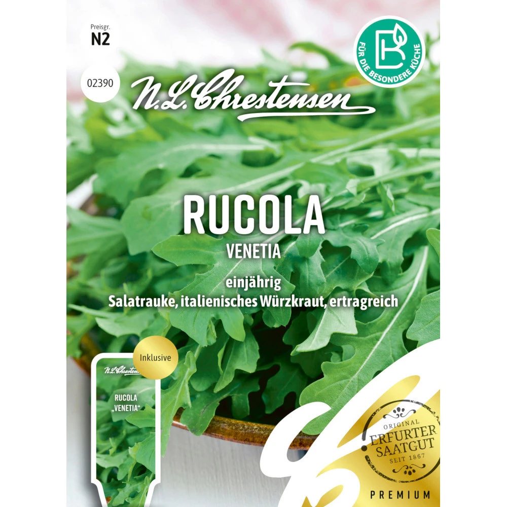Saatgut Rucola Venetia Einjährig Für Ca. 2-3 Laufende Meter