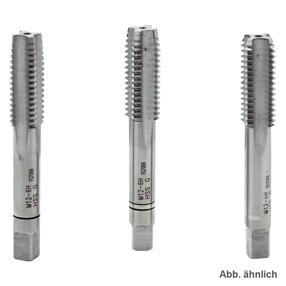 Hand-Gewindebohrersatz M10 3-teilig