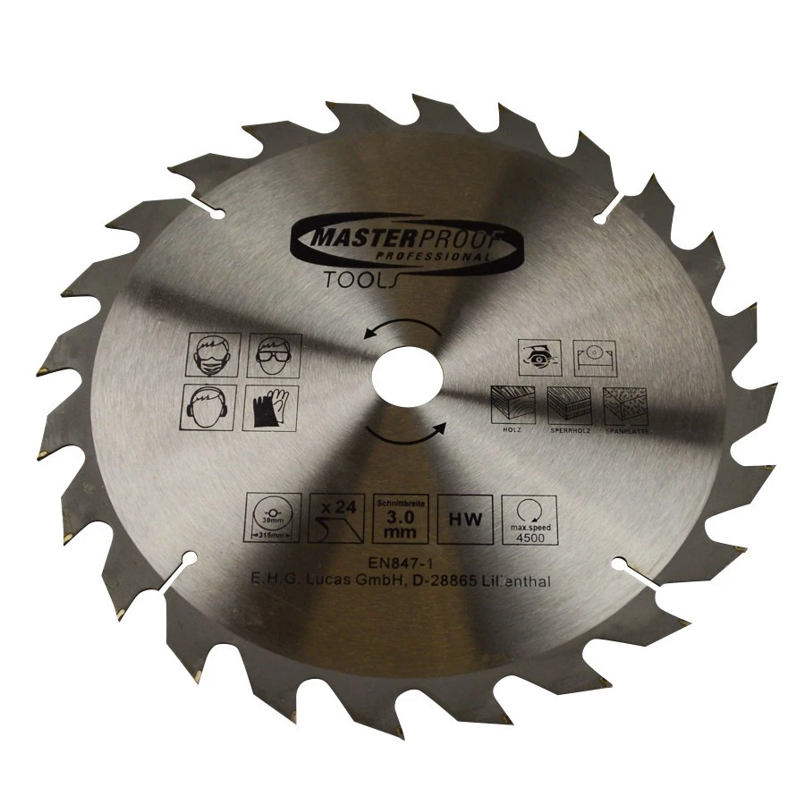 Kreissägeblatt 315 X 1,8 Mm Mit 24 Zähne Für Holz