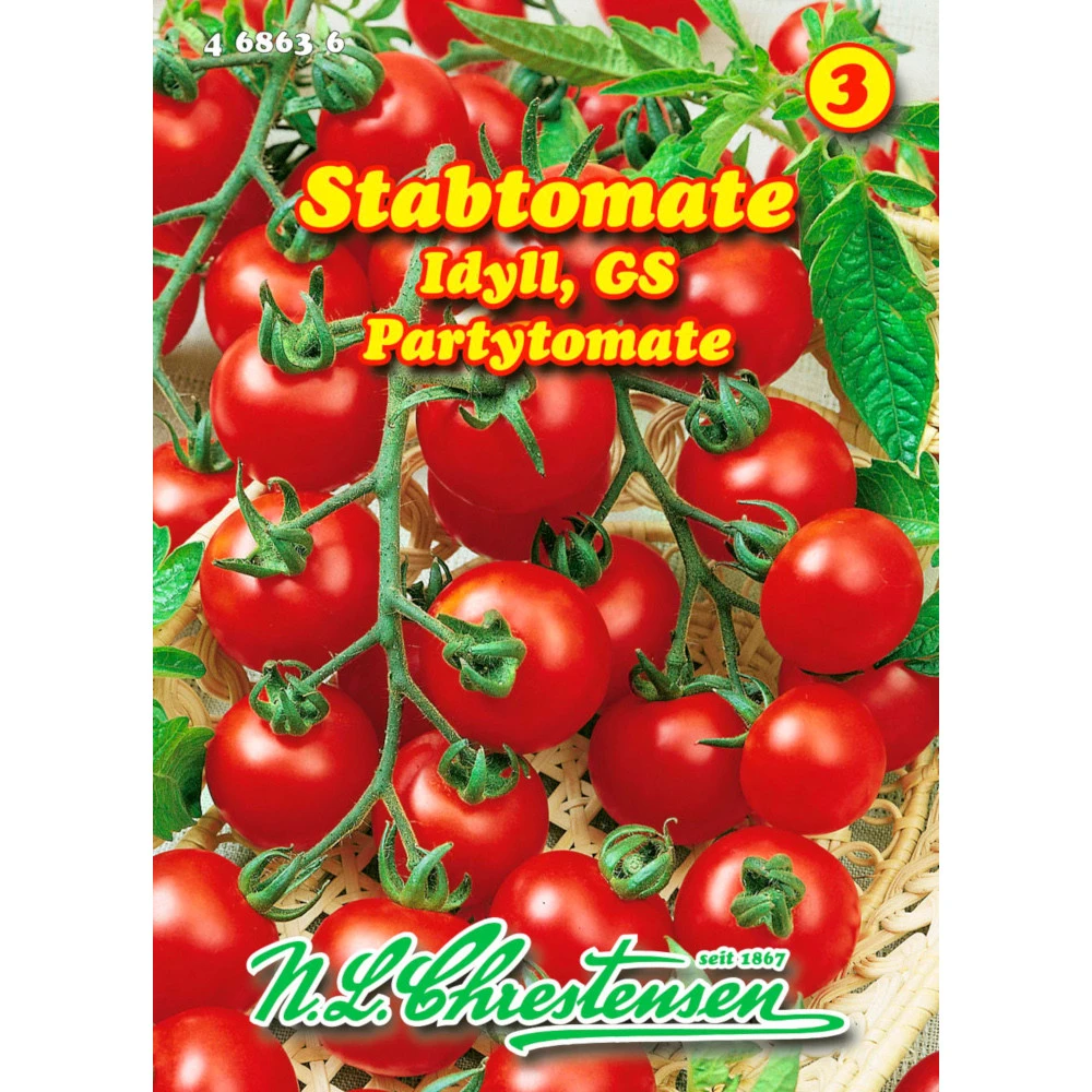 Saatgut Stabtomate Idyll GS Ertragreich Für Ca. 80 Pflanzen