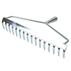 Bügelrechen 16 Zinken Verzinkt