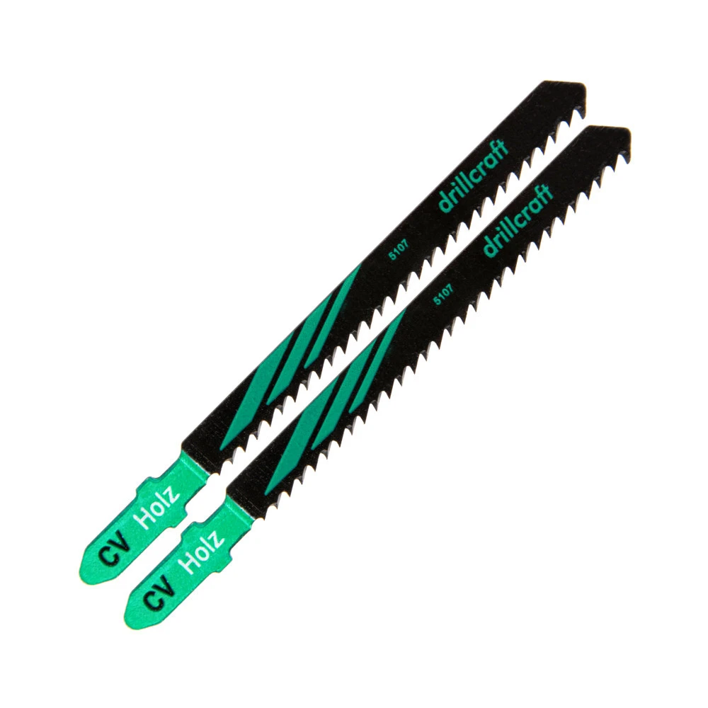 Stichsägeblatt-Set 2 Stück 100 X 2,5 Mm Mit 28 Zahn Und T-Aufnahme