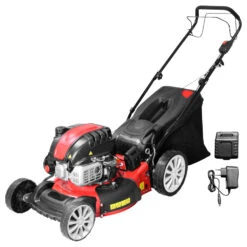 Güde Hybrid-Rasenmäher ECO WHEELER 464.2 R LI-ES Mit 3,4 PS