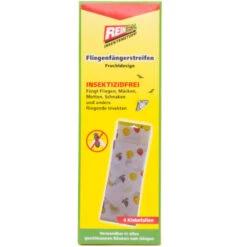 Reinex Insektenstopp Fliegenfänger-Streifen Fruchtdesign
