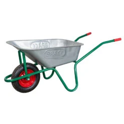 Schubkarre 100 Liter Aus Verzinktem Stahl