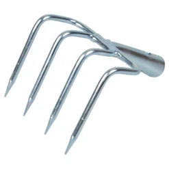 Gartenkrail 4 Zinken Verzinkt