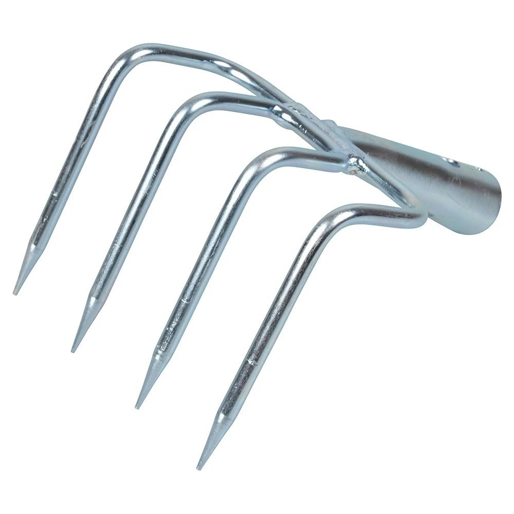 Gartenkrail 4 Zinken Verzinkt