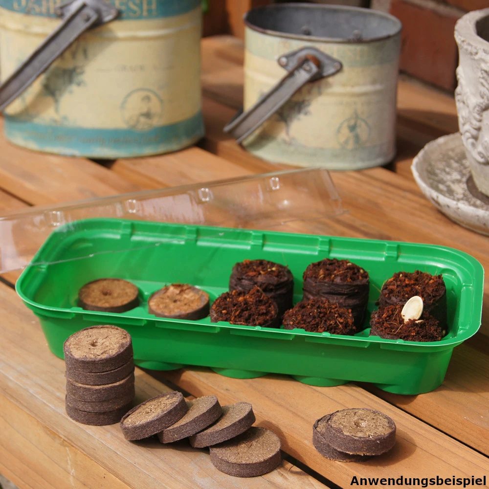 Kokos-Quelltabletten-Set Rund 50 Stück 3,5 X 1 Cm - Image 2